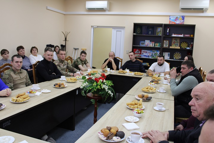 Глава района Вячеслав Козлов провел очередную встречу с бойцами